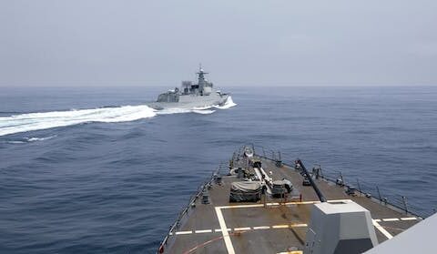 US, Chinese warships' near miss in Taiwan Strait hints at ongoing troubled diplomatic waters, despite chatter about talks