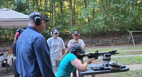 Taking students to the range to learn about gun culture firsthand