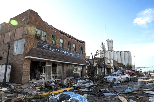 Cleanup begins after tornadoes hit in Texas and Florida, killing 4 and destroying homes