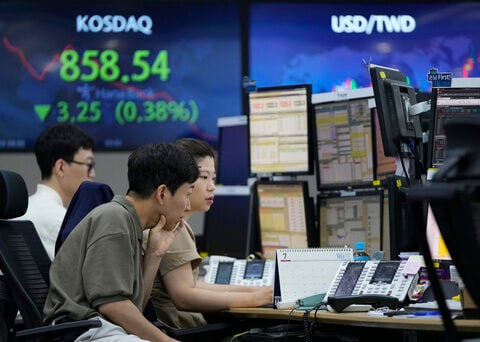 Stock market today: World shares are mostly higher after strong data lift Wall St benchmarks