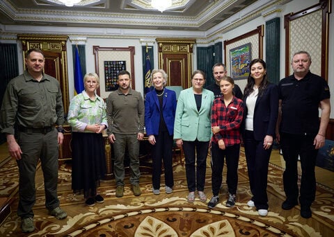 Ukraine's Zelenskyy meets Greta Thunberg and others to address the war's effect on ecology