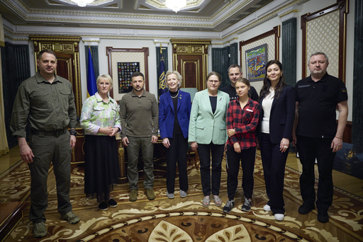 Ukraine's Zelenskyy meets Greta Thunberg and others to address the war's effect on ecology