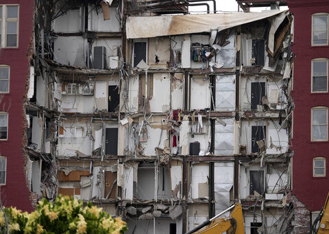 Iowa city hires outside firms to investigate partial building collapse