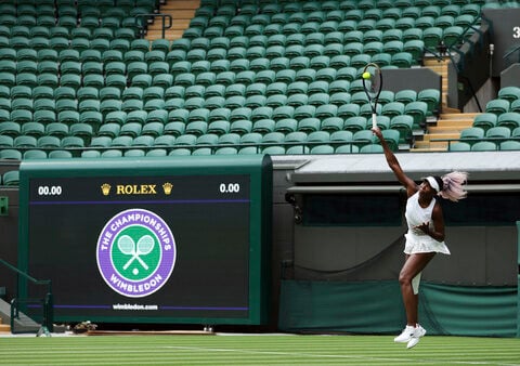 Venus Williams will begin her 24th Wimbledon appearance against Elina Svitolina