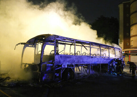 More than 900 people are arrested overnight as young rioters clash with police around France