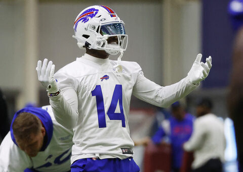 Diggs returns to practice with Bills coach McDermott saying receiver's concerns are resolved