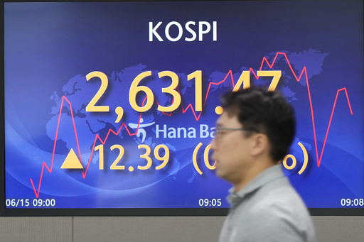 Stock market today: Asia shares mixed after Fed holds rates steady and hints of hikes ahead