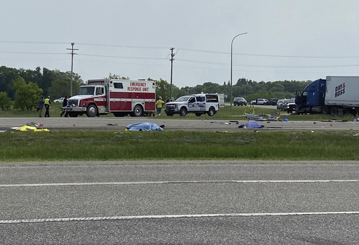 15 people, mostly seniors, killed in highway crash in Canada, official says