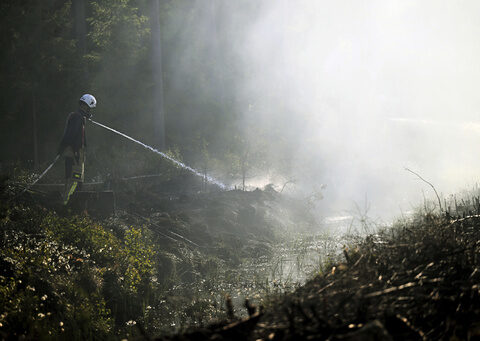 Drought and rising heat bring unusual wildfire warnings in northern Europe