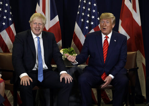 How Trump and Johnson, divisive populists with many similarities, ended up on different paths