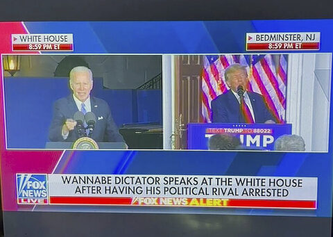 Fox News producer out after onscreen message calling President Biden a 'wannabe dictator'