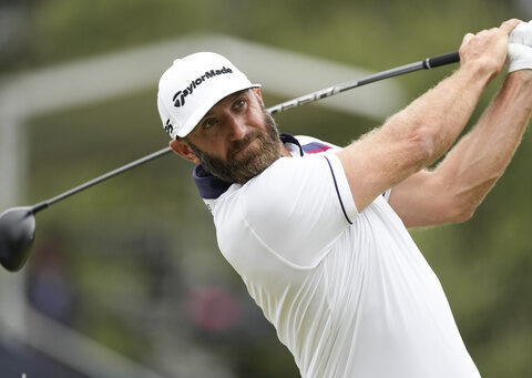 Dustin Johnson makes a crazy 8 at the US Open but crawls back into contention