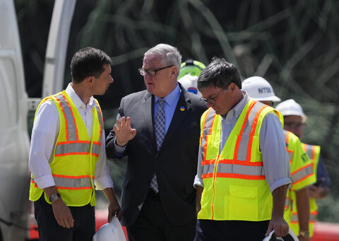 Buttigieg vows federal help to fix collapsed section of Interstate 95 in Philadelphia