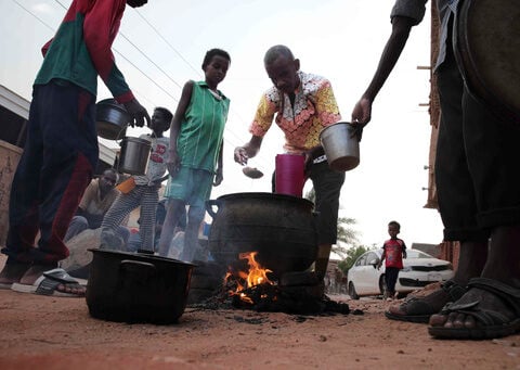 Sudan officials say airstrike kills 17, including 5 children, in capital Khartoum