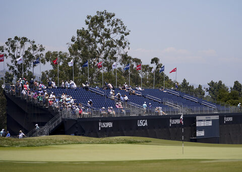 US Open in LA turns into a quiet major with limited crowds and tough walk