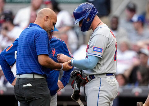 NL home run leader Pete Alonso makes speedy return to Mets after wrist injury