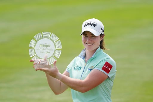 Leona Maguire plays last 6 holes in 6 under, comes from behind to win Meijer LPGA Classic