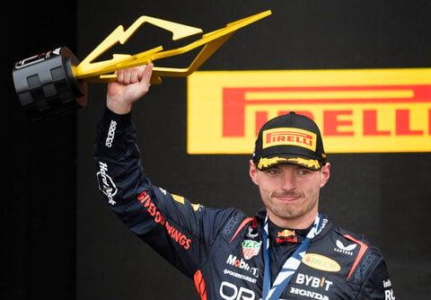 Verstappen ties Senna in F1 wins as Red Bull collects its 100th victory