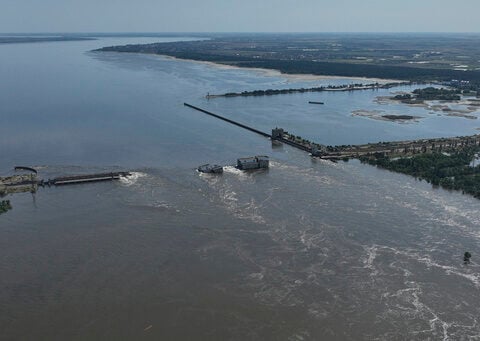 UN complains Russia won't let aid workers into areas hit by dam collapse in southern Ukraine