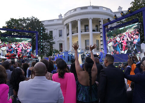 Biden celebrates Juneteenth, the newest federal holiday, at the White House