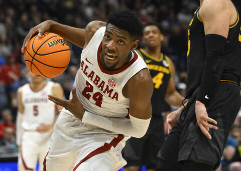 Alabama's Brandon Miller tops AP's list of talented 1-and-done forwards in the NBA draft