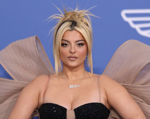 Singer Bebe Rexha says she's OK after being hit in the face on stage by thrown phone