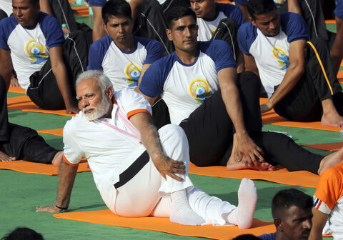 Living la vida yoga: India's Modi will bend leaders into shape on International Yoga Day