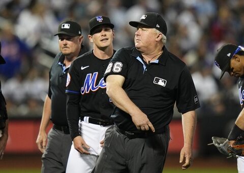 Mets reliever Drew Smith ejected from Subway Series game vs Yankees for illegal substance