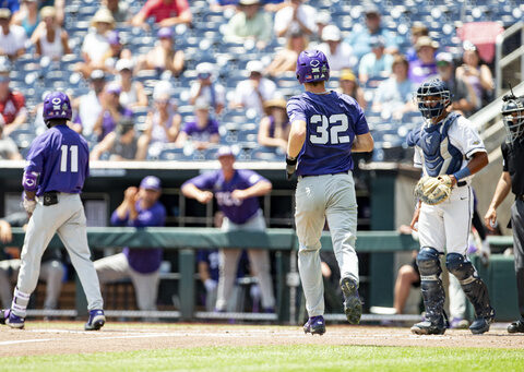 TCU ends Oral Roberts' surprising run with 6-1 win and will face Florida next at CWS