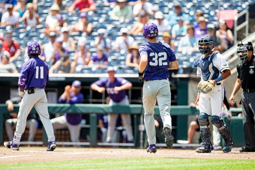 TCU ends Oral Roberts' surprising run with 6-1 win and will face Florida next at CWS