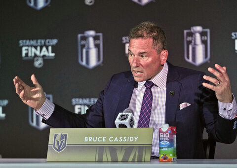 Bruce Cassidy coaches Vegas Golden Knights to Stanley Cup