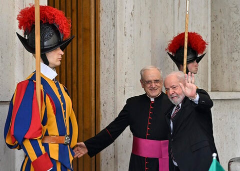 Brazil's Lula sees Pope Francis in 'very friendly' encounter on busy day in Rome