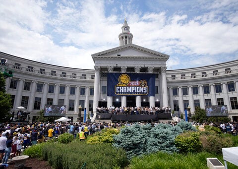 NBA-champion Nuggets trade into the 1st round by swapping picks with the Pacers, AP source says