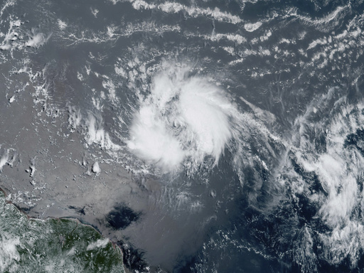 Tropical Storm Bret barrels toward eastern Caribbean at near-hurricane strength