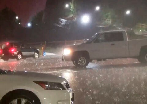 Hail pummels concertgoers before Louis Tomlinson show near Denver, injuring dozens