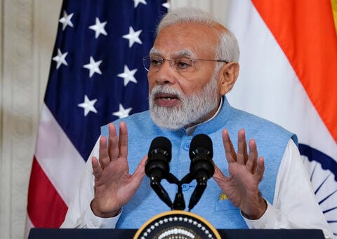 India's Modi meets the press at the White House — and takes rare questions