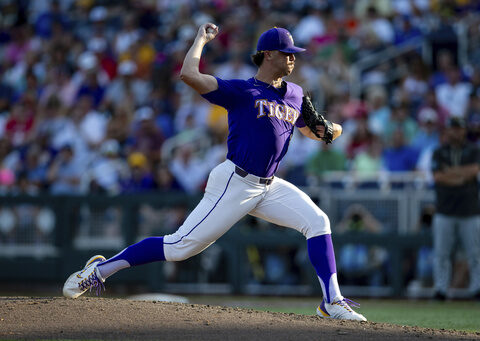 White's homer in 11th sends LSU to College World Series finals with a 2-0 win over No. 1 Wake Forest