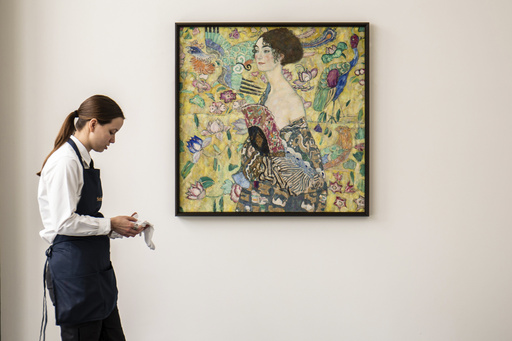 Klimt portrait 'Lady with a Fan' up for sale with $80M estimate