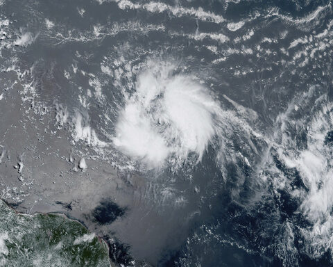 Tropical Storm Bret brings winds and rain to islands in eastern Caribbean