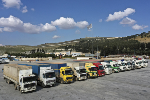 UN aid enters Syrian rebel enclave from government territory in first such crossing since earthquake