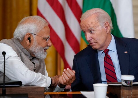 Biden and Modi meet Apple, Google CEOs and other executives as Indian premier wraps state visit