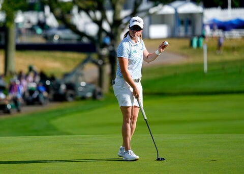 Maguire retains 1-shot lead in Women's PGA Championship with Jenny Shin second