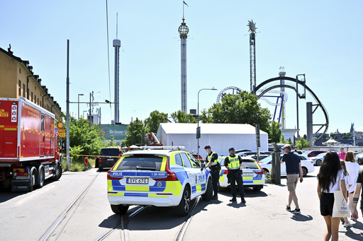 One person is dead and several are injured after riders plunged from a roller coaster in Sweden