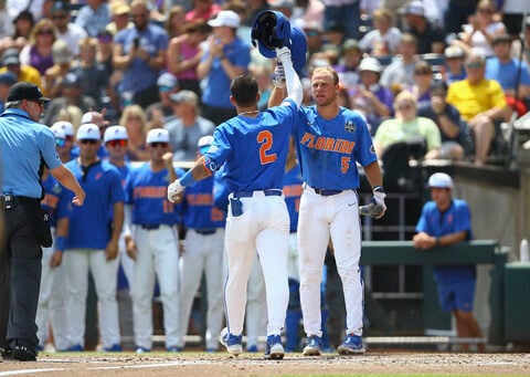 Florida sets College World Series record for runs with 24-4 win over LSU to force deciding Game 3