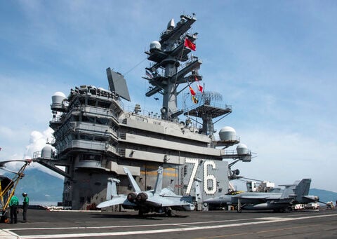 US aircraft carrier makes Da Nang port call as America looks to strengthen ties with Vietnam