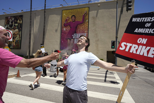 On the picket lines with Hollywood's actors and writers, from LA to New York