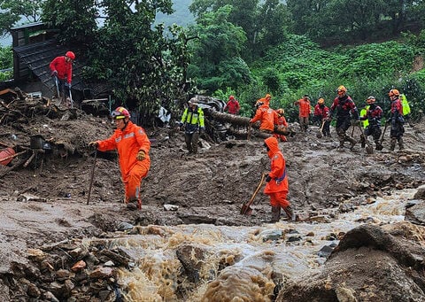 Torrential rains in South Korea kill at least 7 in landslides and floods