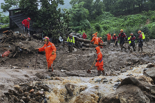 Torrential rains in South Korea kill at least 7 in landslides and floods