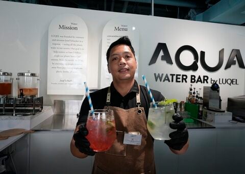 A new bar in Dubai is offering 'gourmet water' infused with minerals to 'suit your mood'