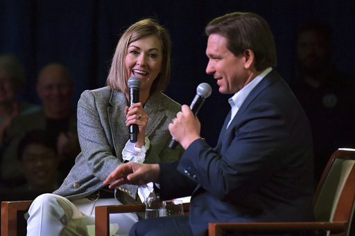 DeSantis would consider Iowa's Reynolds as running mate, calls Trump's attack of her 'out of hand'